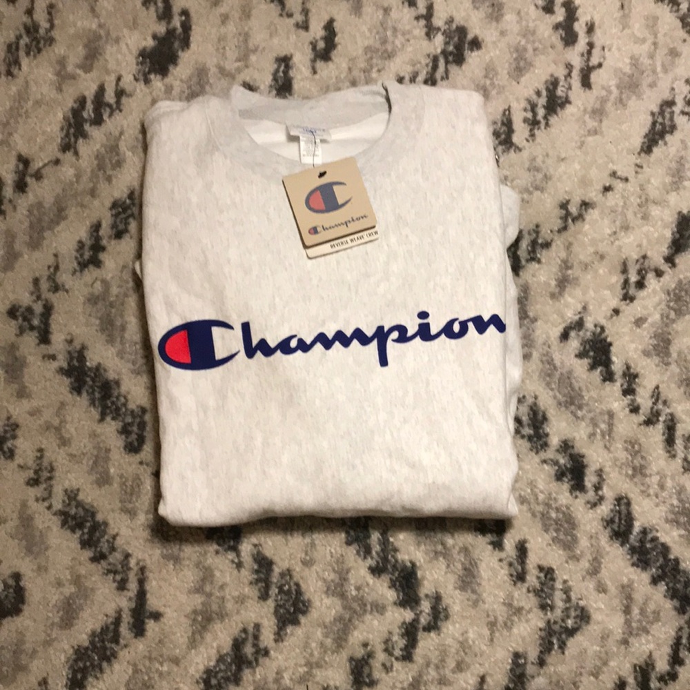 ❤️Gray Champion CrewNeck Sweater💙
